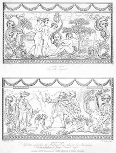 Utskåret cassolette laget av treet fra Shakespeares morbærtre, 1700-tallet, 1840