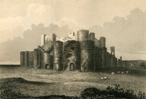 Pevensey Castle i 1737, 1835.