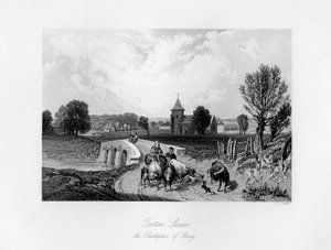 Trotton, Sussex, fødestedet til Otway, 1840 av Charles J. Smith