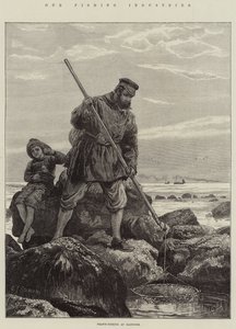 Våre fiskeindustrier, rekefiske i Hastings av Charles J. Staniland