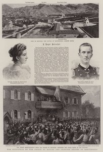Forlovelsen til prinsen av Napoli og prinsesse Helene av Montenegro av Charles J. Staniland