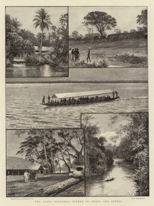 Niger-katastrofen, scener i Benin og Sapeli av Charles J. Staniland