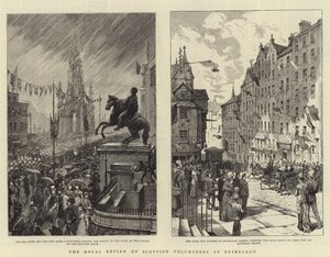 The Royal Review of Scottish Volunteers i Edinburgh