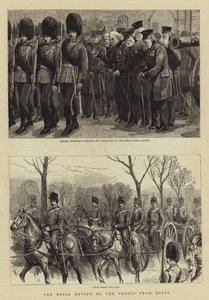 Den kongelige anmeldelse av troppene fra Egypt av Charles J. Staniland