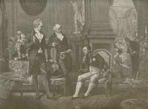 Napoleon, Goethe og Wieland, 1808, 1896 av Charles J. State