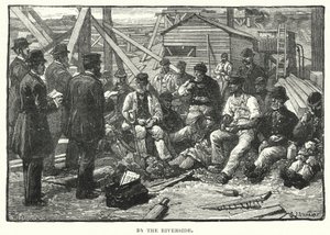 Ved elvebredden av after Charles J. Staniland