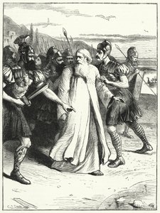 Johannes av Chrysostomos førte i eksil av after Charles J. Staniland