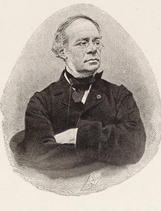 Portrett av komponisten Jacques Fromental Halévy 1799-1862.