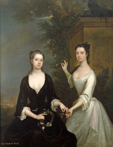 Lady Henrietta og Lady Elizabeth Finch, ca. 1732 (olje på lerret)