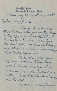 Brev til Francis G. Waugh, 30. juni 1858 av Charles John Huffam Dickens