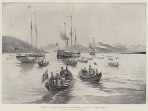 Retur av Dr. Nansens nordpolekspedisjon, ankomst til Tromsø, Norge