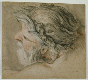 Overhode for en havgud av Charles Joseph Natoire