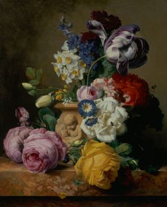 Stilleben av blomster av Charles Joseph Node