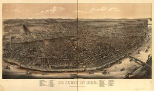 St. Louis i 1896 av Charles Juehne