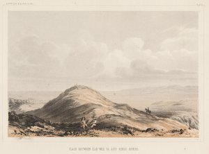 Plain Between Kah Wee Ya og Kings Rivers, litho av A. Hoen & Co., 1855 chromolitho av Charles Koppel