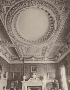 Coleshill, Berkshire, interiøret i salongen av Charles Latham