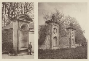 Coleshill, Berkshire, en alkove, inngangsport ved bakinngangen av Charles Latham