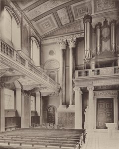 Greenwich Hospital, interiøret i kapellet av Charles Latham