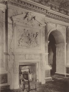Houghton, Norfolk, spisestue skorstein av Charles Latham