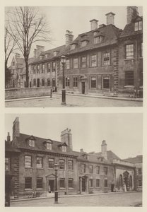 Hus nær St Georges Church, Stamford av Charles Latham