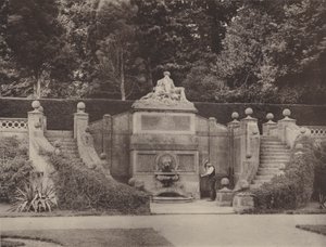Veggfontene i hagen i Bowood, Wilts av Charles Latham