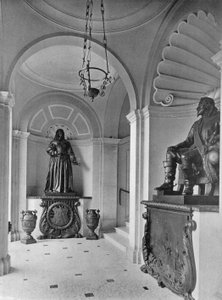 The Marble Stairway (s/hvitt bilde) av Charles Latham