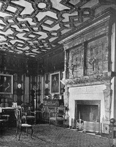 The Summer Drawing Room (s/hvitt bilde) av Charles Latham