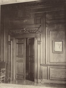 Thorpe Hall, Grantham, dør og panel i spisestue av Charles Latham