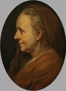 Byste av en eldre kvinne av Charles Le Brun