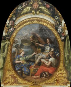 Orden gjenopprettet i rikets finanser, 1662 av Charles Le Brun