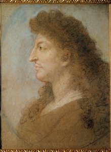 Portrett av Ludvig XIV ... av Charles Le Brun
