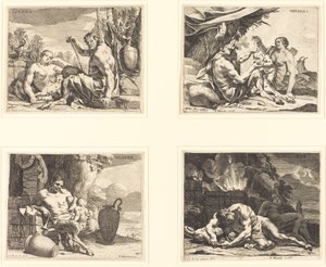 De fire tidene på dagen av Charles Le Brun