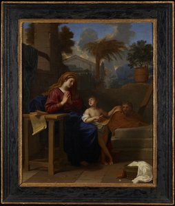 Den hellige familie i Egypt, ca. 1660 av Charles Le Brun