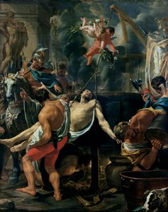 The Martyrium of St. John the Evangelist av Charles Le Brun