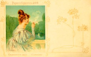 Samlingsjobb - 1900-kalender (gravering) av Charles Leandre