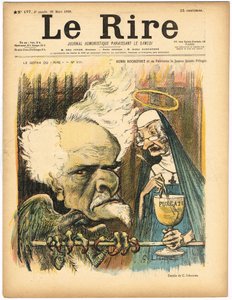 Omslag til “”Le Lire””, nummer 177, Satirical in Colors av Charles Leandre