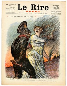 Cover av "" The Red Laughter", Satirical in Colors av Charles Leandre
