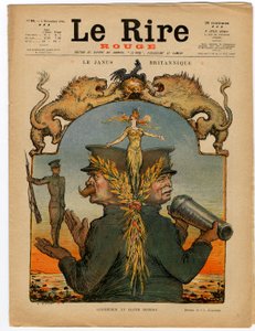 Cover av "" The Red Laughter"", Satirical in Colors av Charles Leandre