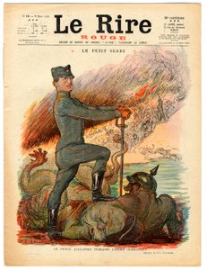 Cover av "" The Red Laughter", Satirical in Colors av Charles Leandre