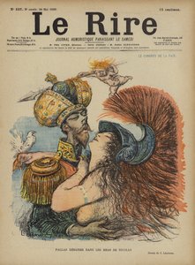 Tsar Nicholas II av Russland, illustrasjon for Le Rire