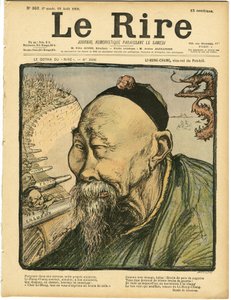 Illustrasjon av Charles Leandre (1862-1934) for omslaget til Le Lire av Charles Leandre