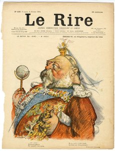 Illustrasjon av Charles Leandre (1862-1934) for omslaget til Le Rire av Charles Leandre