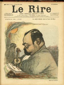 Illustrasjon av Charles Leandre (1862-1934) for omslaget til Le Rire av Charles Leandre