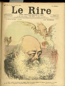Illustrasjon av Charles Leandre (1862-1934) for omslaget til Le Rire av Charles Leandre