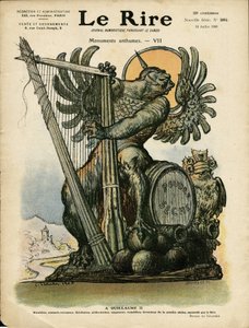 Illustrasjon av Charles Leandre (1862-1934) for omslaget til Le Rire av Charles Leandre