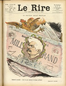 Illustrasjon av Charles Leandre (1862-1934) for omslaget til Le Rire av Charles Leandre