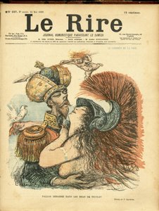 Illustrasjon av Charles Leandre (1862-1934) for omslaget til Le Rire av Charles Leandre
