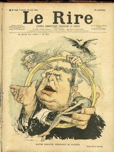 Illustrasjon av Charles Leandre (1862-1934) for omslaget til Le Rire av Charles Leandre