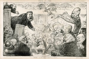 Illustrasjon av Charles Leandre (1862-1934) i Le Rire av Charles Leandre
