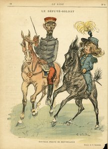 Illustrasjon av Charles Leandre (1862-1934) i Le Rire av Charles Leandre